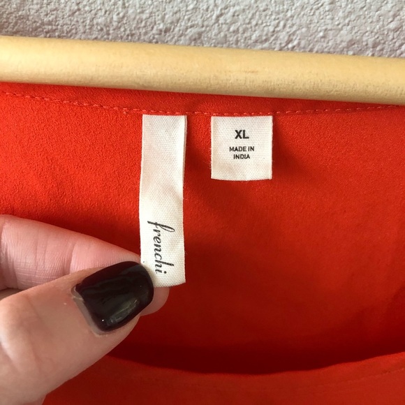 Bright orange Nordstrom tunic - Picture 3 of 3